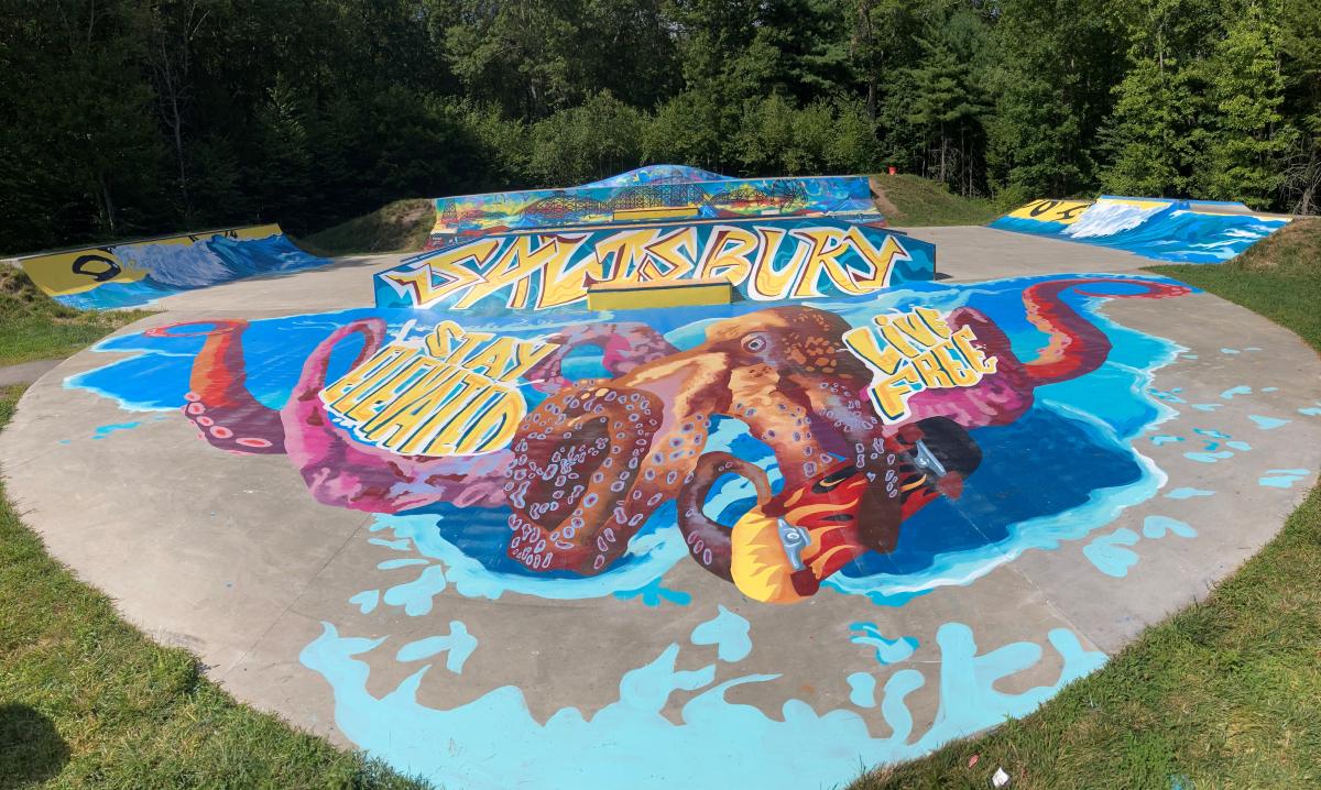 octopus and whole skatepark