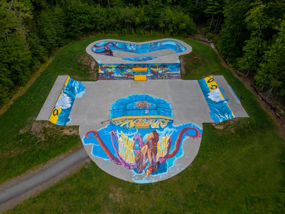 Skatepark Mural finished