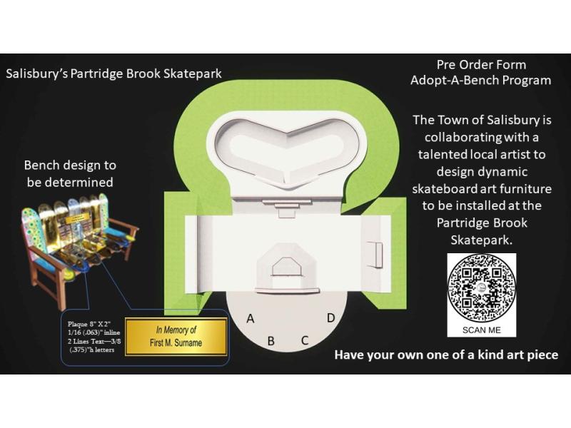 pre order form adopt a bench