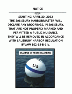 Remolval  of Abandoned Moorings